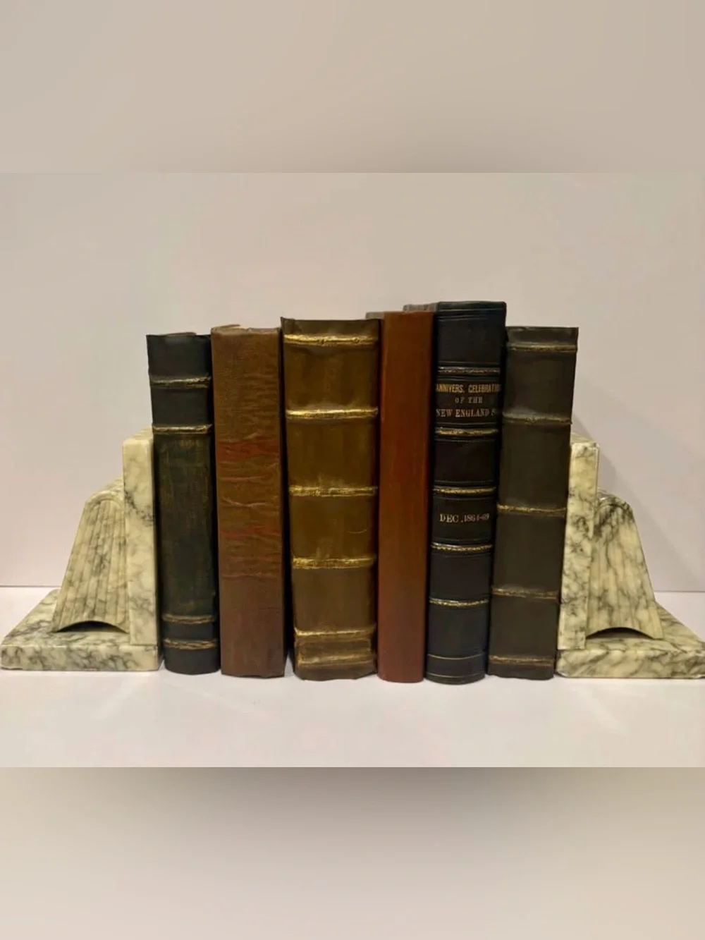 Vintage Stone Bookends (Pair)